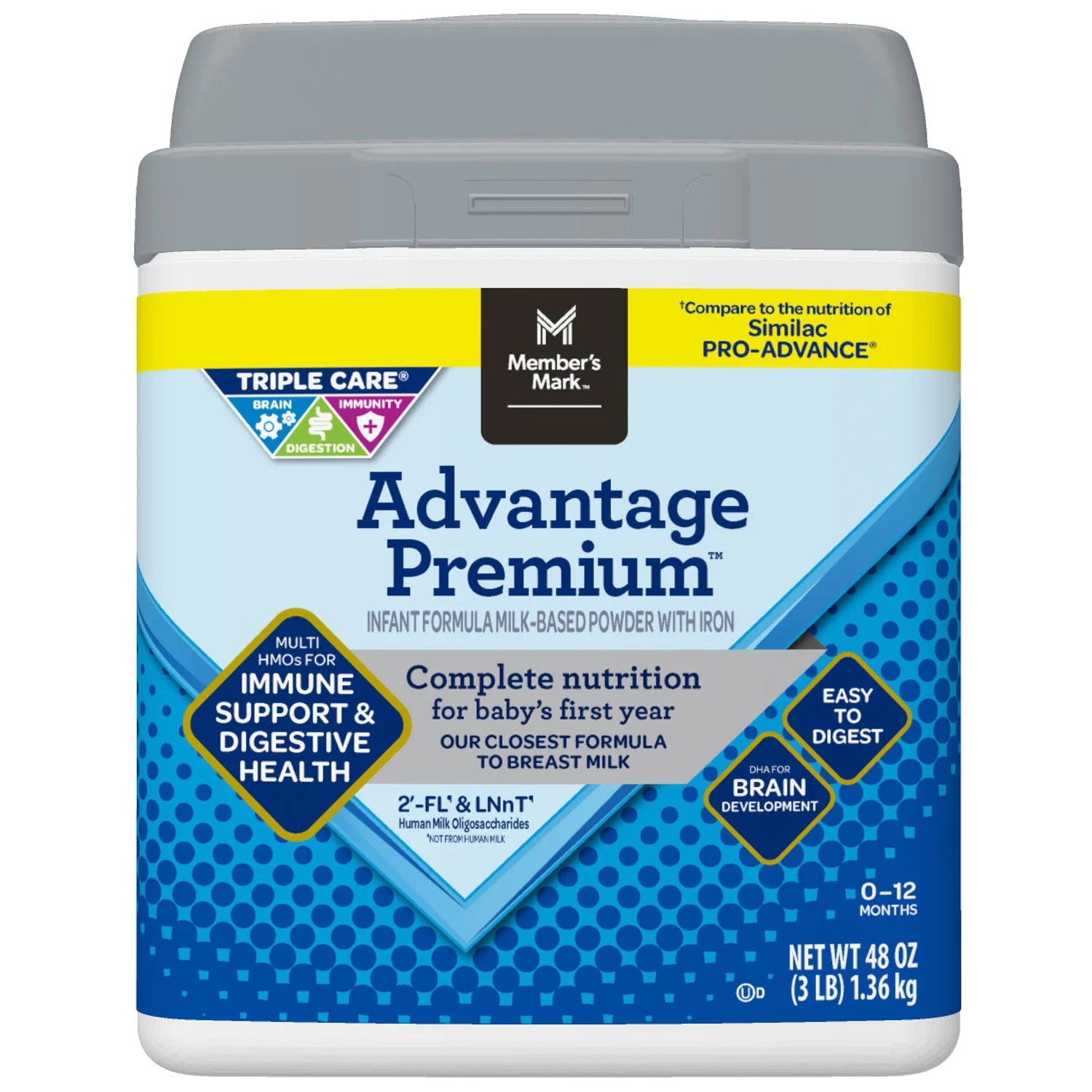 Member's Mark Sensitivity Premium Baby Formula 48 Sam's, 59 OFF